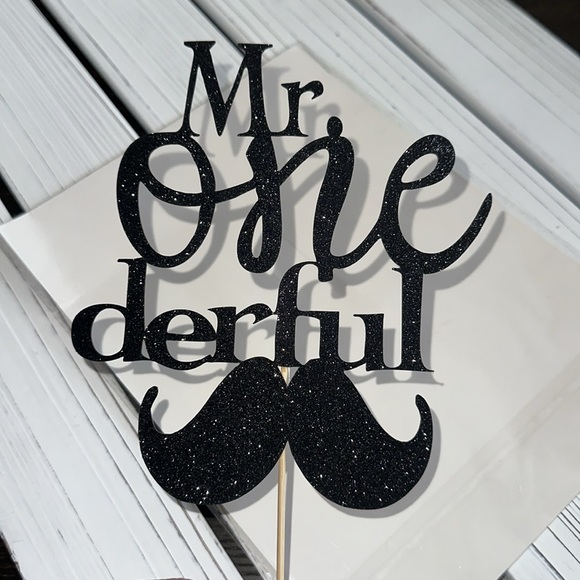 Party Supplies | Mr Onederful Cake Topper | Poshmark